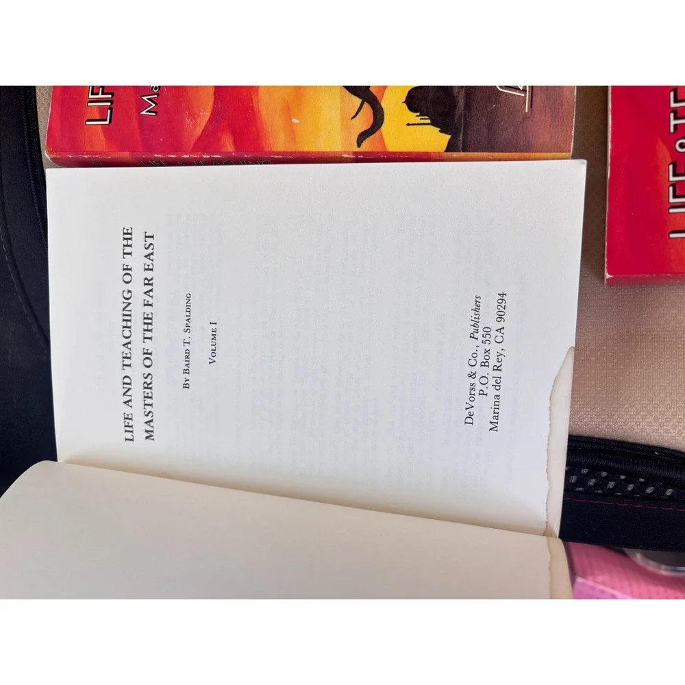 DeVorss Life and Teaching of the Masters of the Far East Set 5 Vol damage